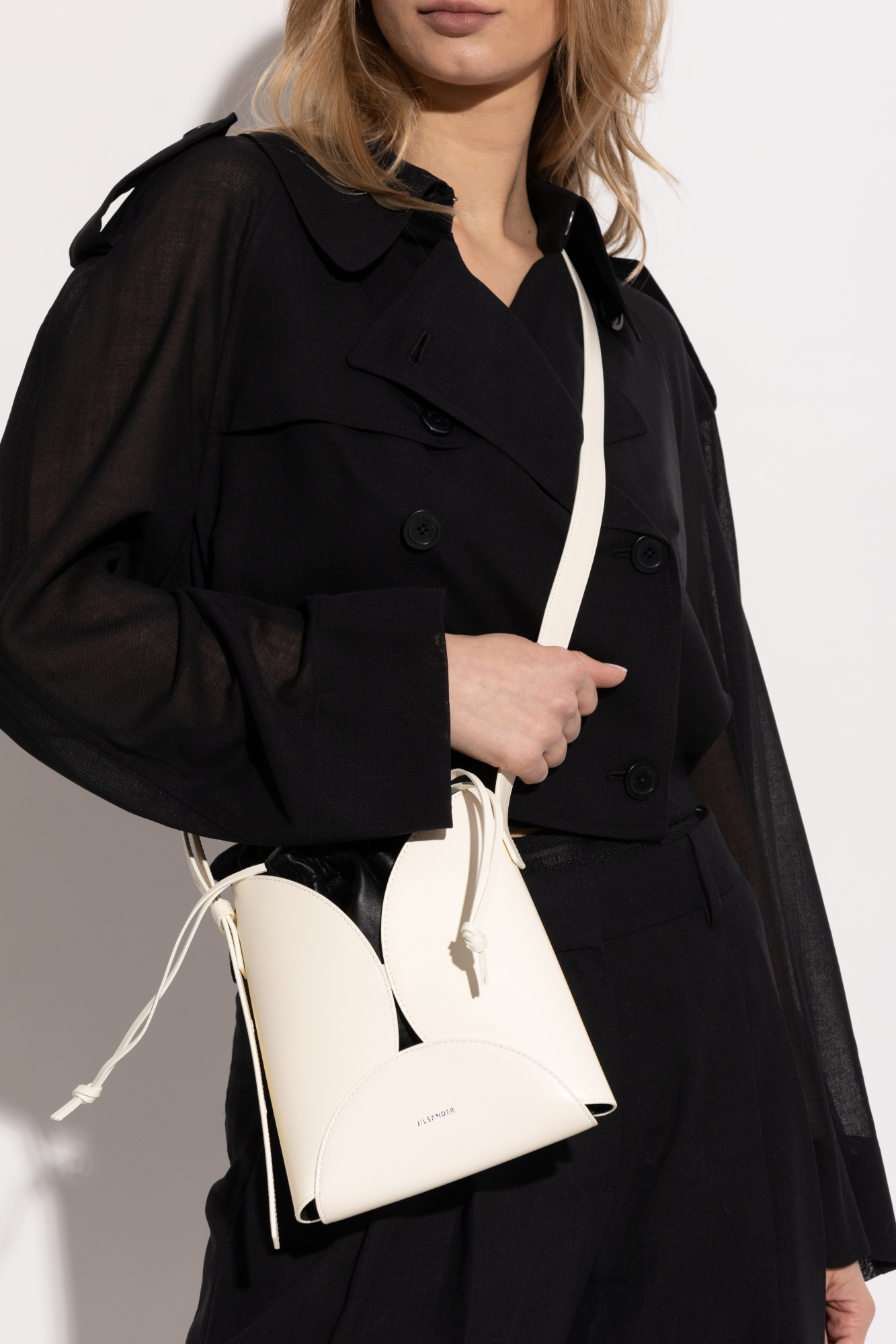 ★Jil Sander★ [Jil Sander] SS25 Crossbody Bag J07WG0082P710 Jil Sander - Medium Coin Crossbody Bag in Black – Stoy